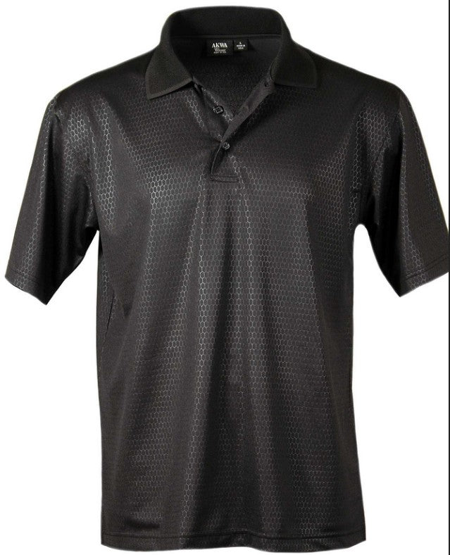 1365-EMB Men's' Embossed Honeycomb Pique Polo (Made in USA)