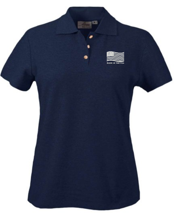 Akwa 206-PK Ladies' Polo (Made in USA)
