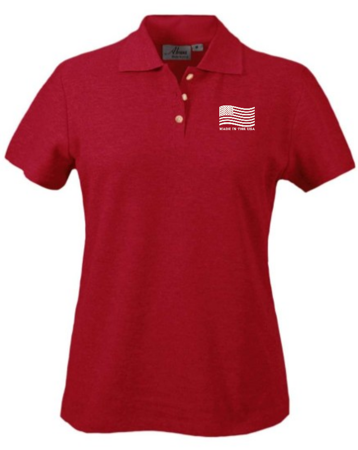 Akwa 206-PK Ladies' Polo (Made in USA)
