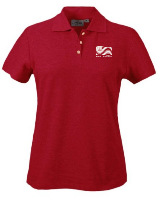 Akwa 206-PK Ladies' Polo (Made in USA)