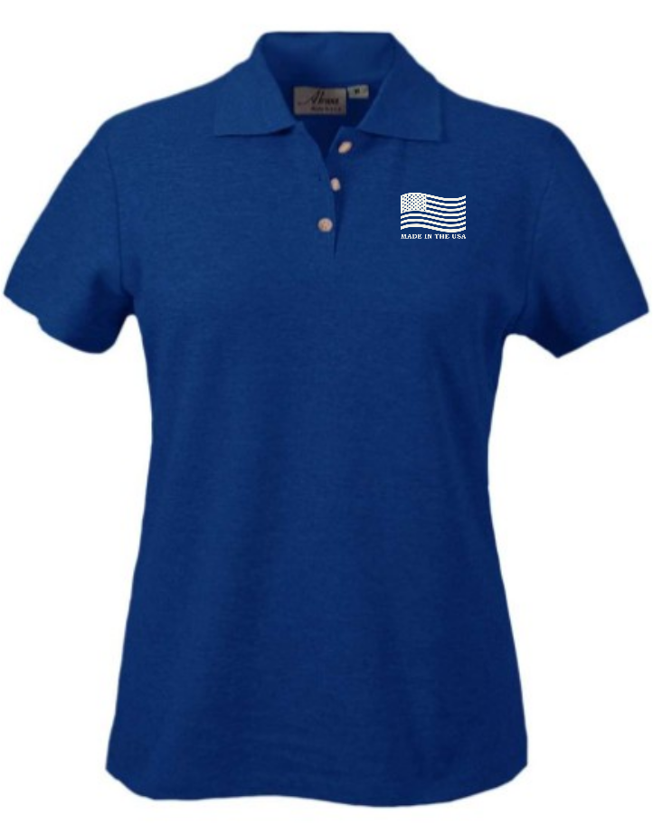 Akwa 206-PK Ladies' Polo (Made in USA)
