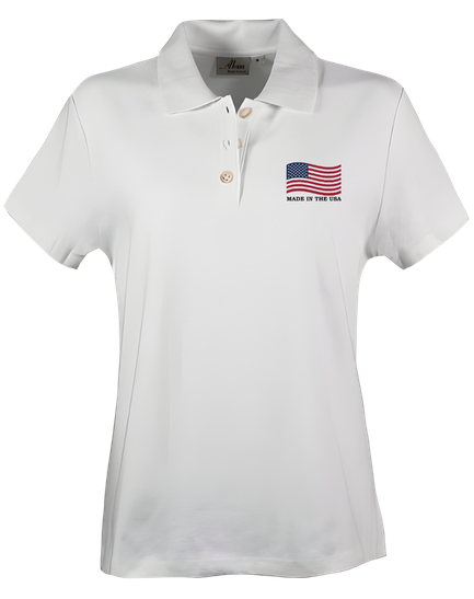 Akwa 206-PK Ladies' Polo (Made in USA)