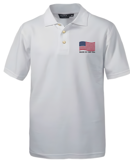 Akwa 2300-PK Men's Polo (Made in USA)