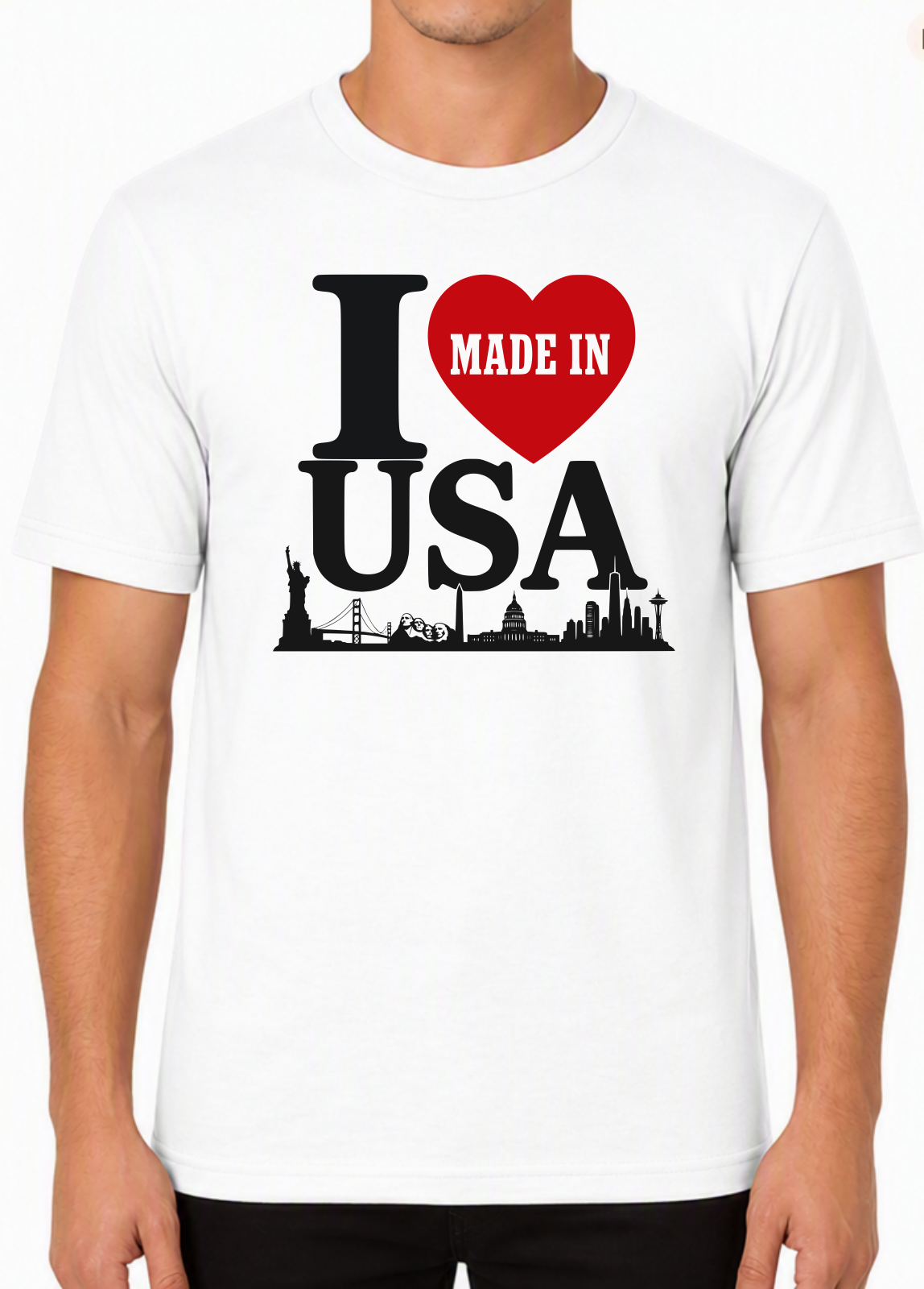 I Heart Made in USA - Adult (Made in USA)