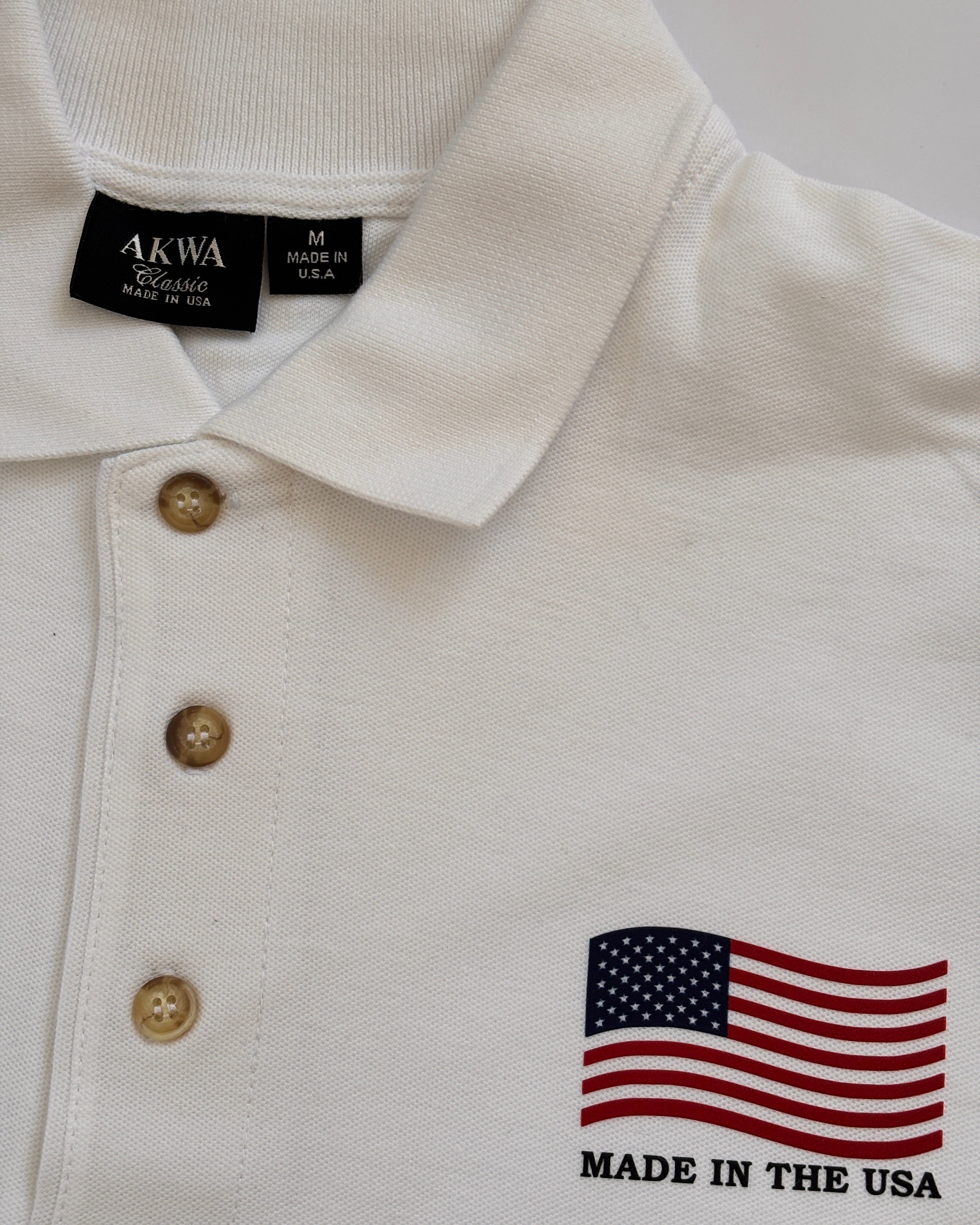 Akwa 2300-PK Men's Polo (Made in USA)